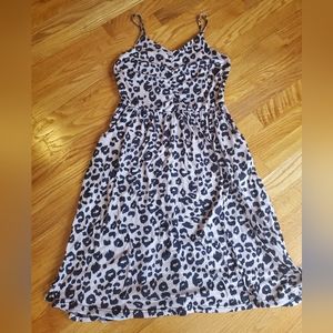 Leopard print summer dress